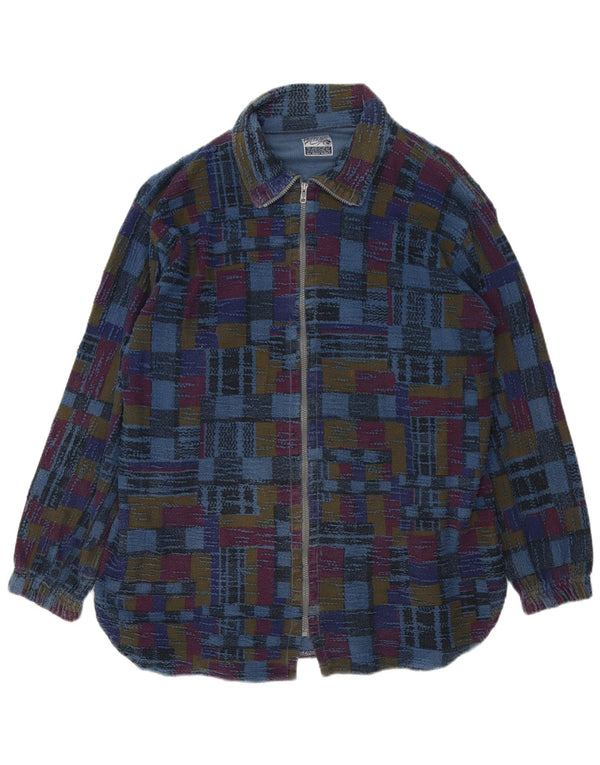 Bomber VINTAGE pentru bărbați UK 42 XL Multicolor Geometric