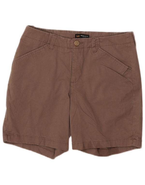 Pantaloni scurți chino LEE, cu talie medie, cu talie medie US 12, mari W32, maro, bumbac