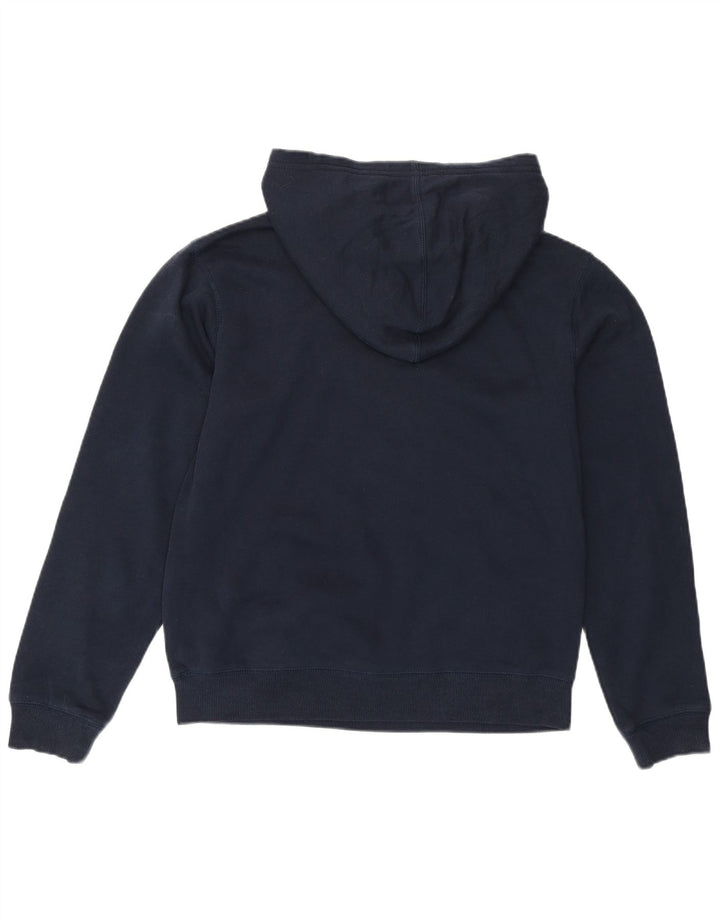 Pulover pentru damă CHAMPION cu hanoră grafică UK 18 XL bumbac bleumarin