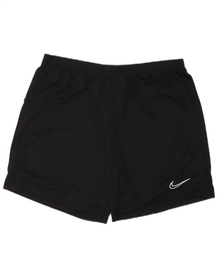 Pantaloni scurți sport NIKE Dri Fit pentru bărbați 2XL, poliester negru