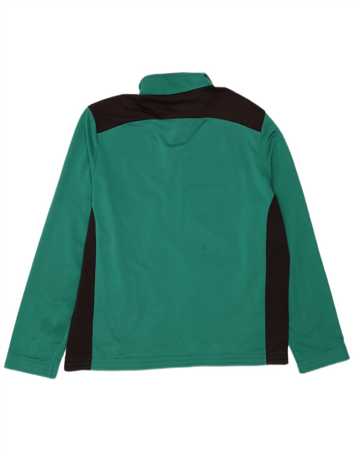 Jachetă de trening pentru bărbați Puma, XL, verde, color block