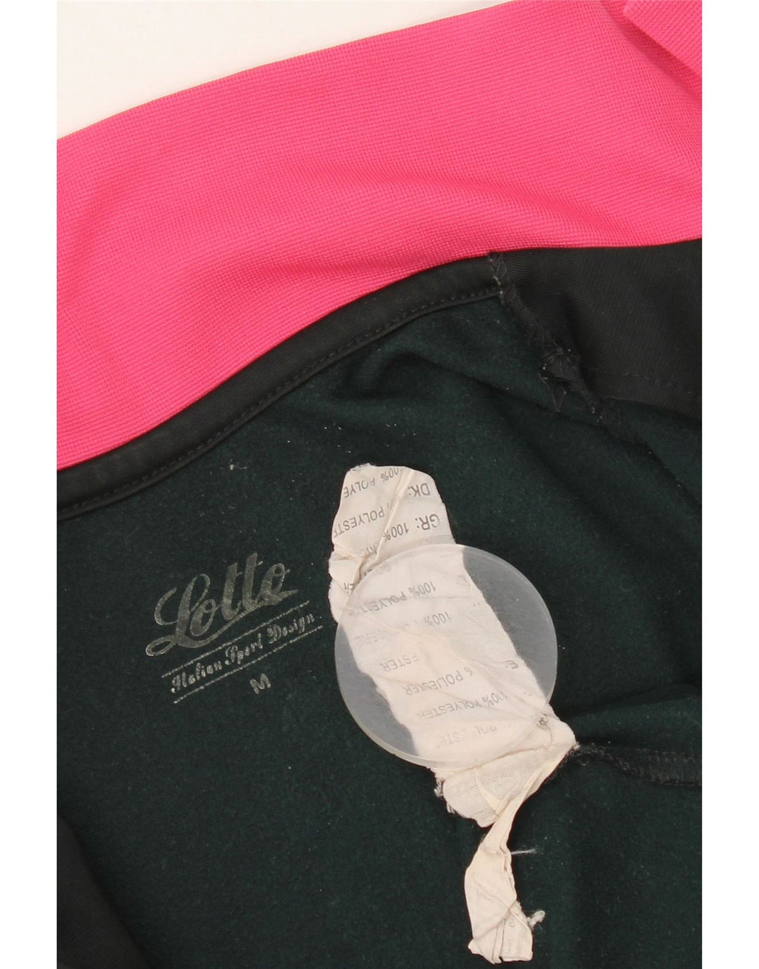 Jachetă de trening pentru femei Lotto UK 12 Medium Black Colorblock Poliester