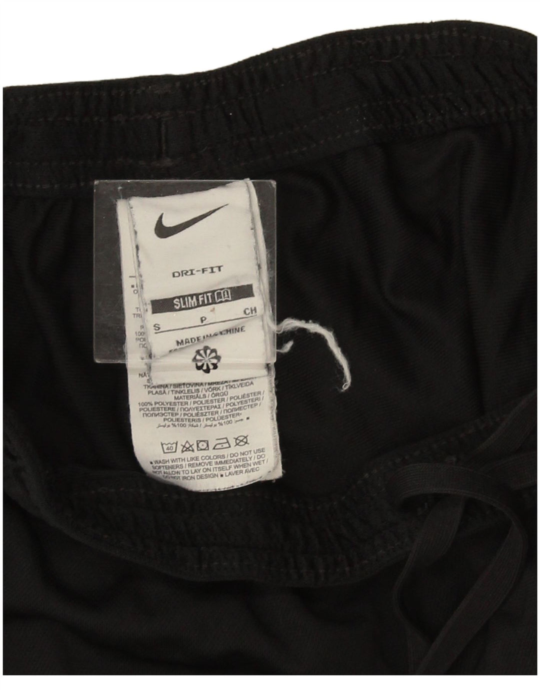 Pantaloni de trening Nike Dri Fit Slim pentru bărbați, negru, poliester color block