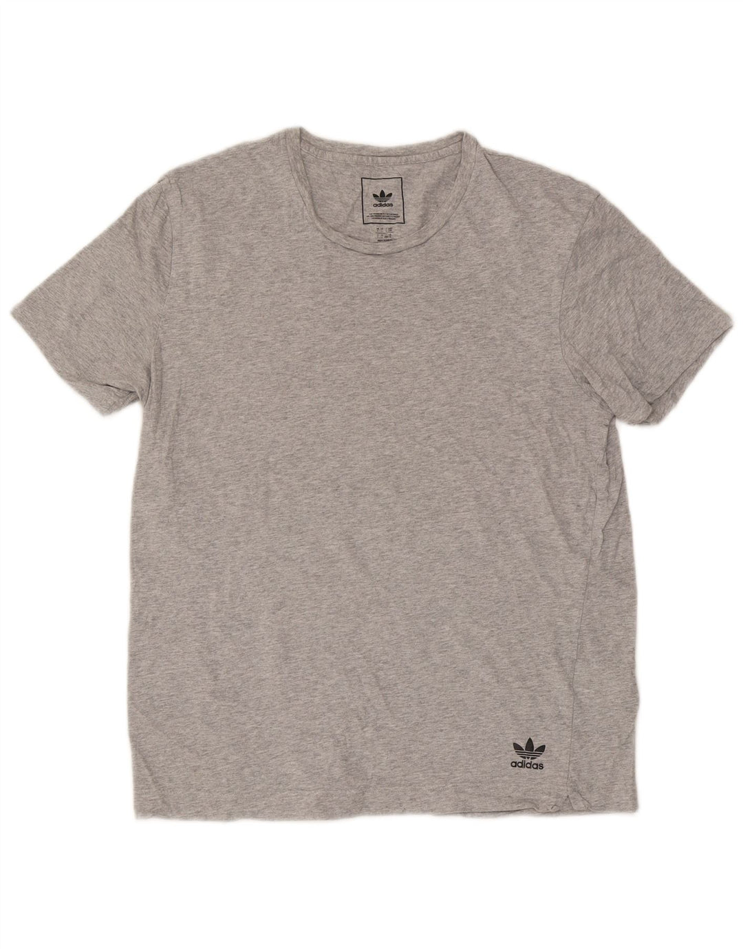Tricou pentru bărbați Adidas Top mare, gri, pete din bumbac