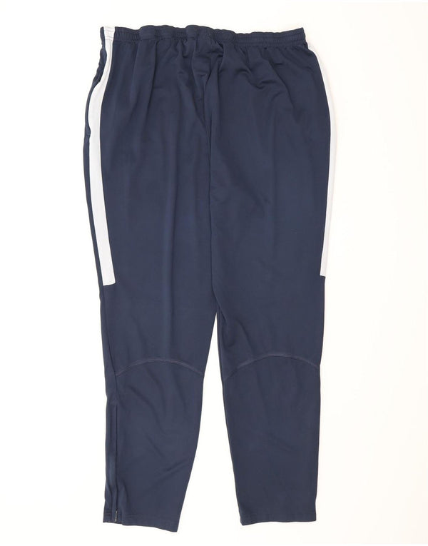 Pantaloni de trening Nike Dri Fit pentru femei UK 18 XL, albastru bleumarin, color block