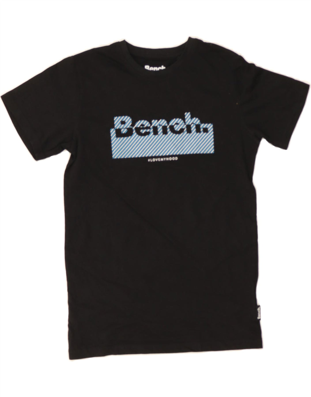 BENCH Boys Graphic T-Shirt Top 11-12 Years Black Cotton Vintage Bench and Second-Hand Bench from Messina Hembry 