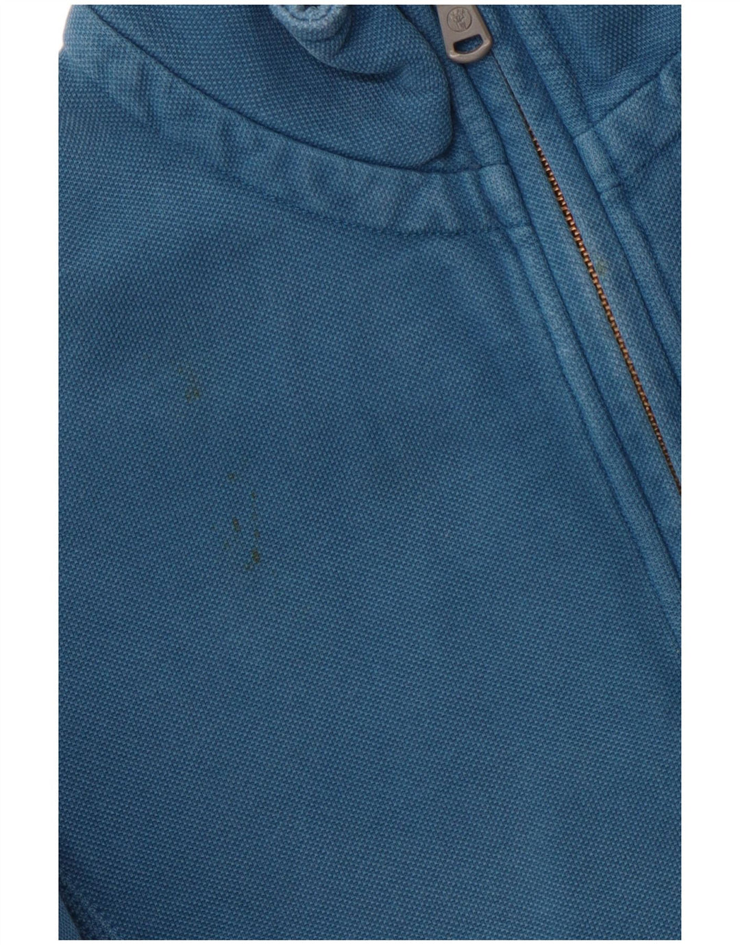 FAT FACE Hanorac cu fermoar pentru bărbați Pulover Bumbac albastru mediu