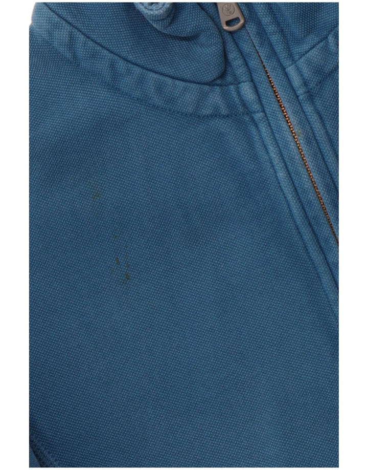 FAT FACE Hanorac cu fermoar pentru bărbați Pulover Bumbac albastru mediu