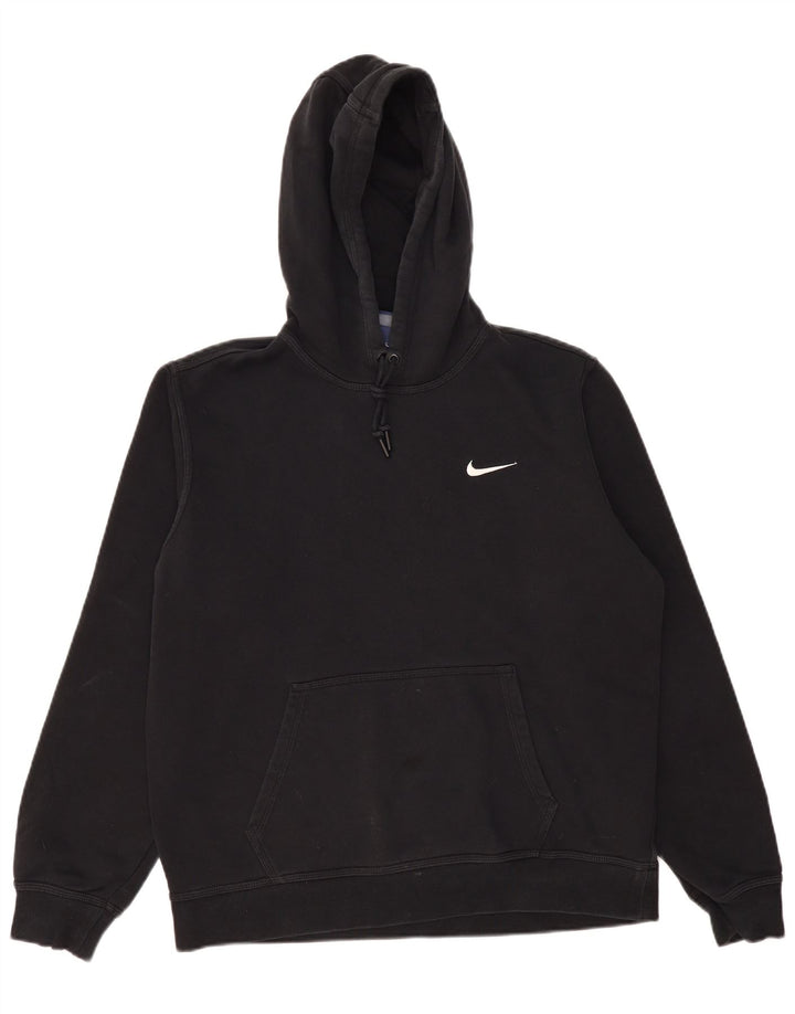 Pulover Nike pentru bărbați, bumbac mare, negru