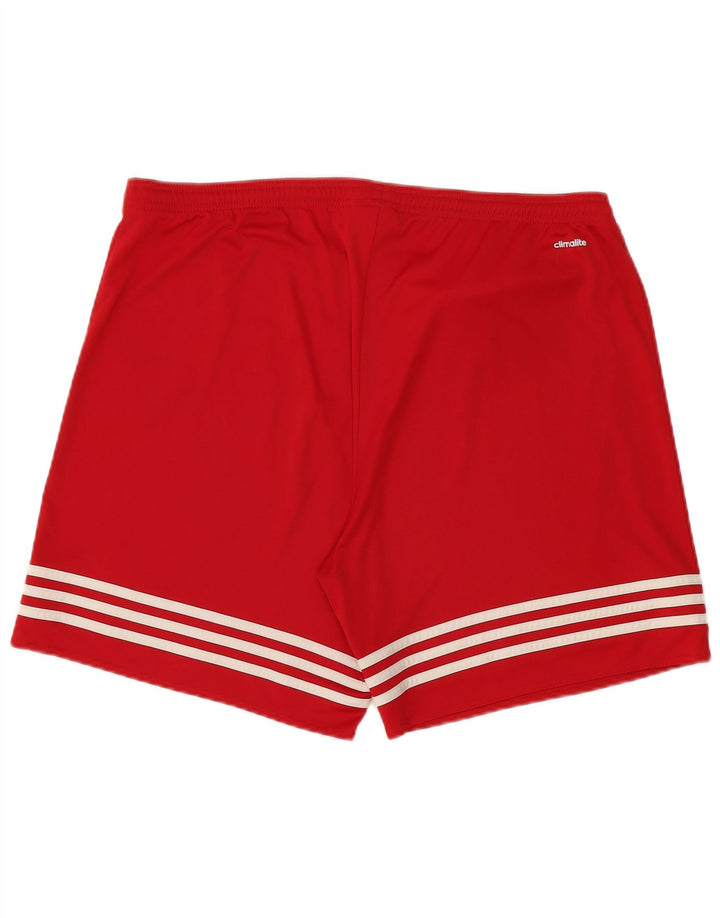 Pantaloni scurți sport pentru bărbați Adidas Climalite XL poliester roșu