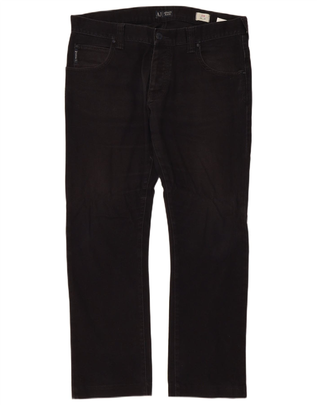 Blugi pentru bărbați Armani J08 Slim W36 L30 bumbac negru