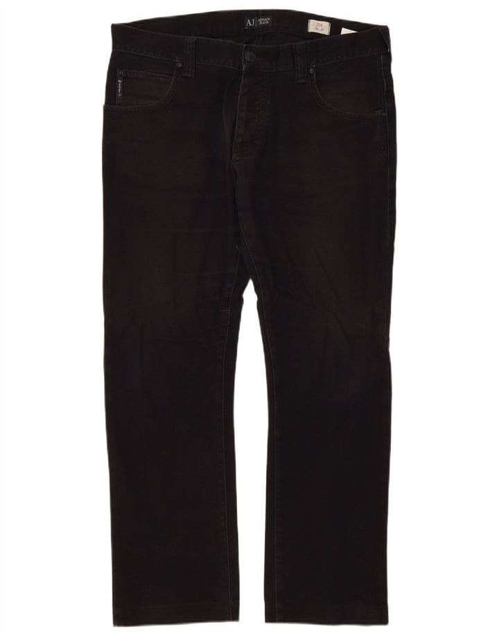 Blugi pentru bărbați Armani J08 Slim W36 L30 bumbac negru