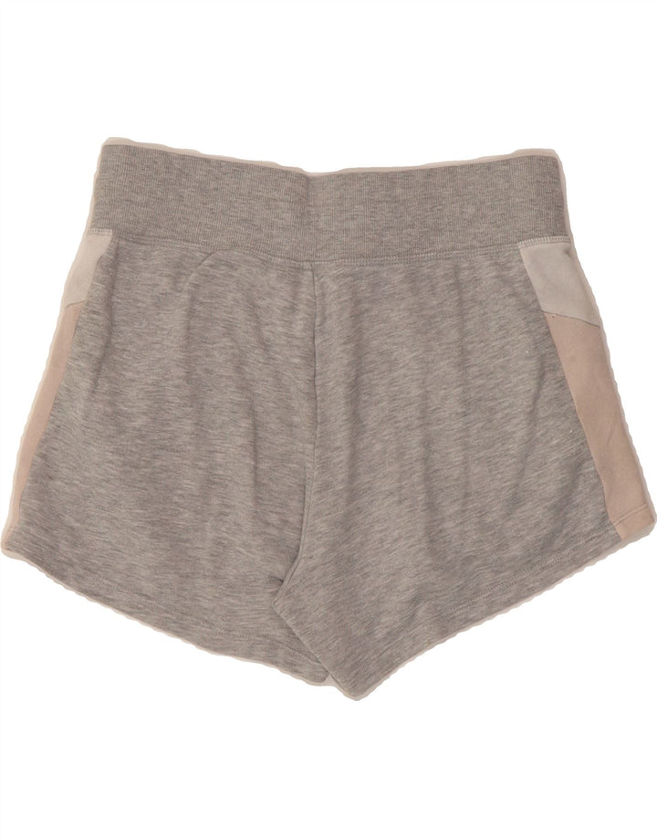 REEBOK Womens Sport Shorts UK 10 Small Grey Polyester Vintage Reebok and Second-Hand Reebok from Messina Hembry 