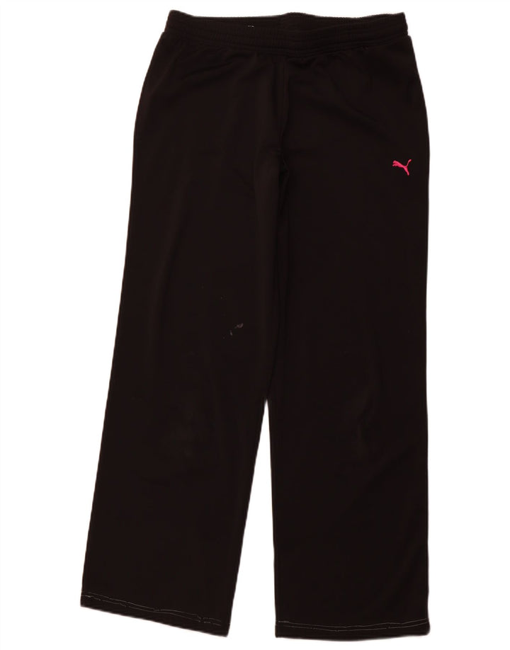 Pantaloni de trening PUMA pentru femei Joggeri UK 12 Poliester mediu negru