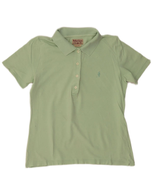 Tricou polo Marlboro Classics pentru femei UK 20 2XL Bumbac verde