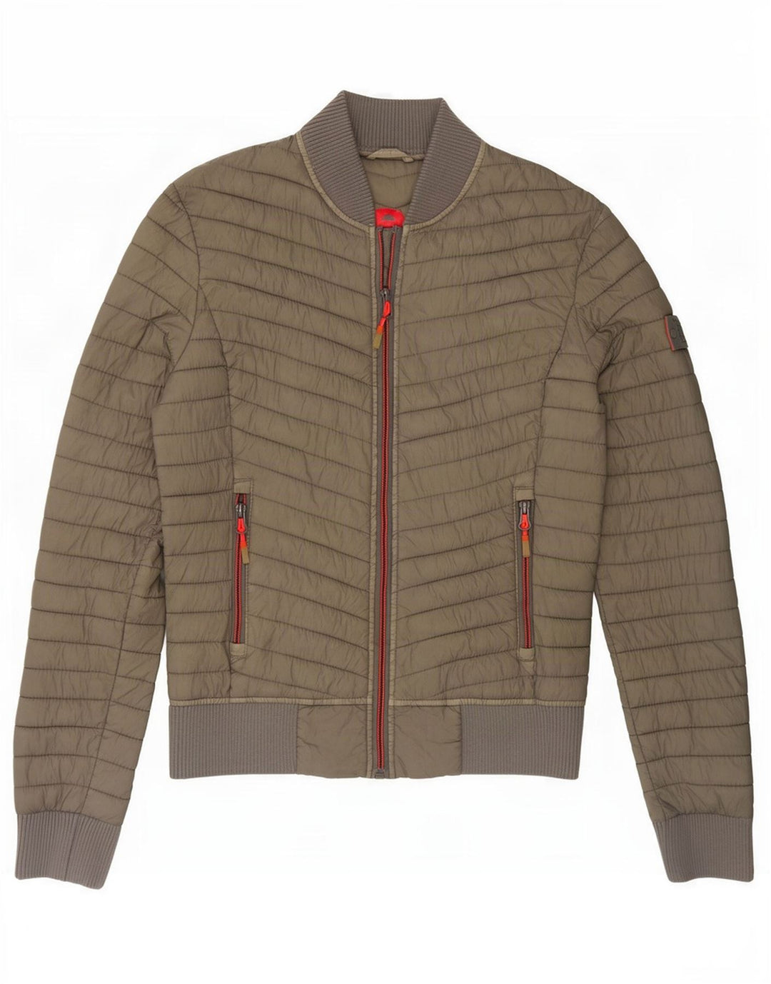 Jachetă căptușită Superdry pentru femei UK 6 XS Kaki Nylon