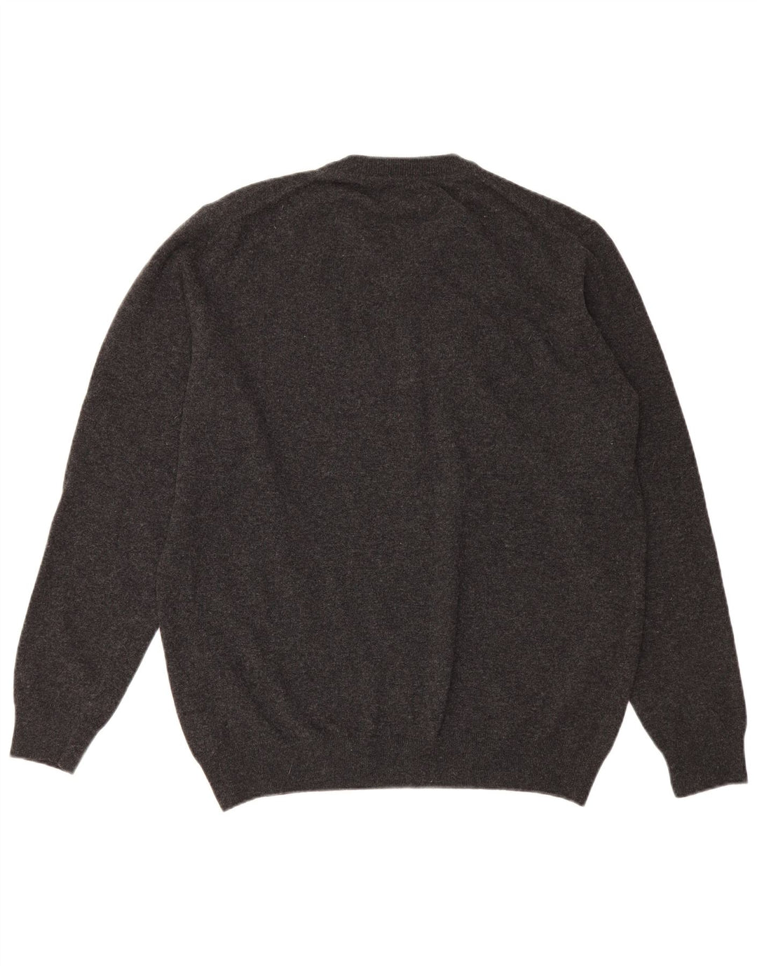 Pulover Barbour pentru bărbați cu decolteu în V, 2XL, lână gri