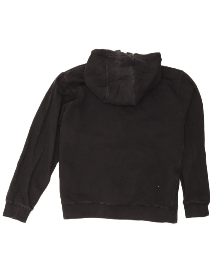 Pulover Nike pentru bărbați, cu fermoar, bumbac mare, negru