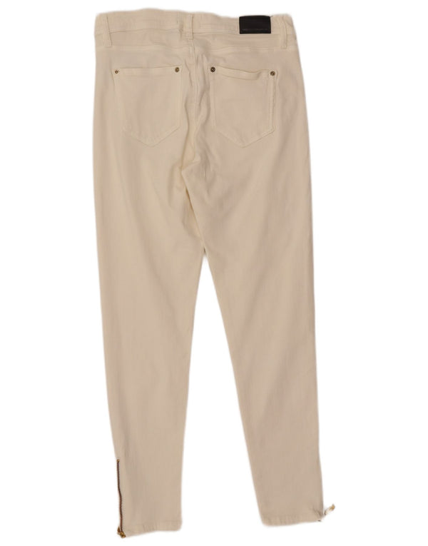 Blugi skinny pentru femei Barbour UK 12 Medium W30 L27 Bumbac alb