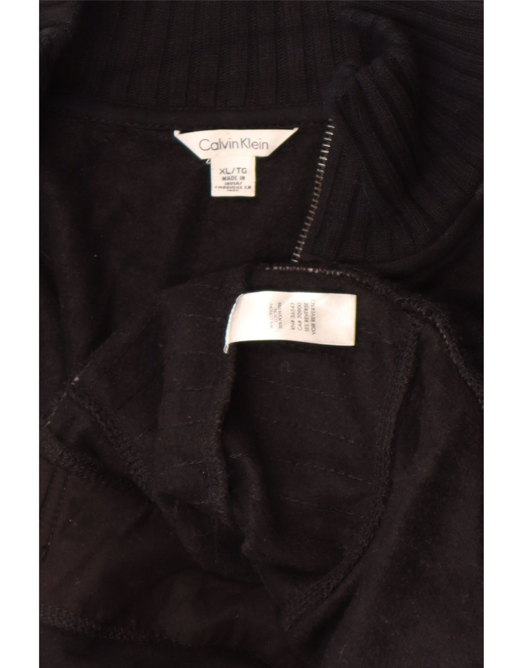 Jachetă de trening Calvin Klein pentru bărbați, XL, bumbac, albastru