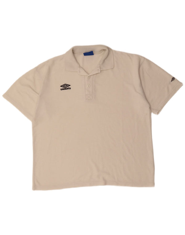 UMBRO Tricou Polo XL Alb Bumbac