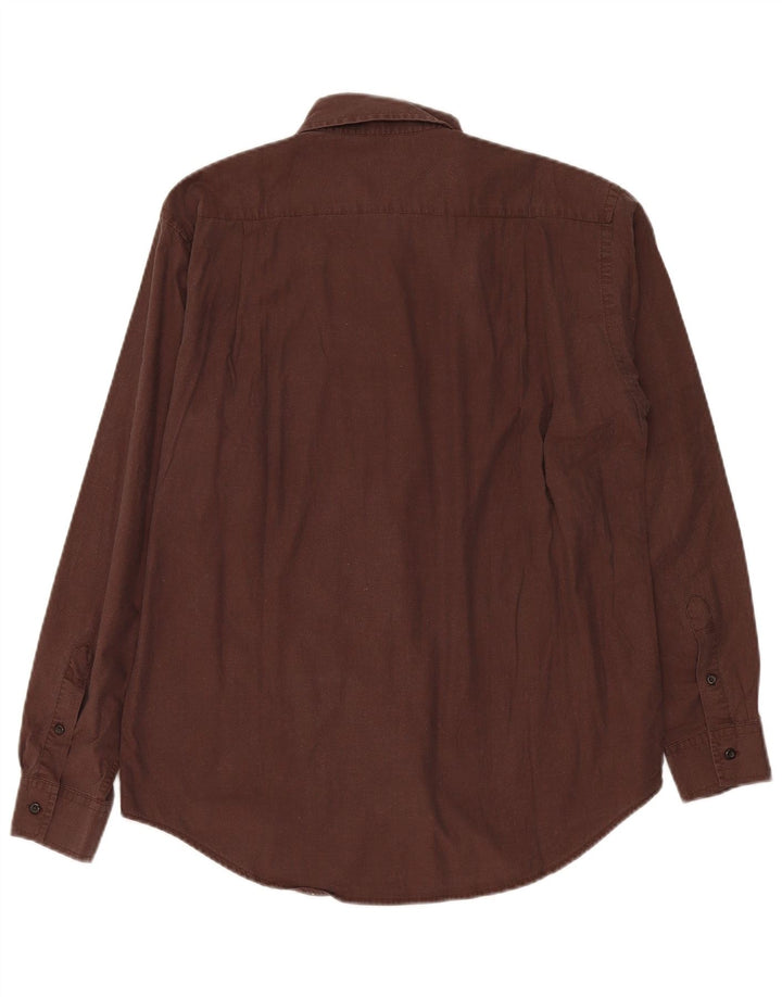 Cămașă pentru bărbați Benetton Bumbac Burgundy Mediu