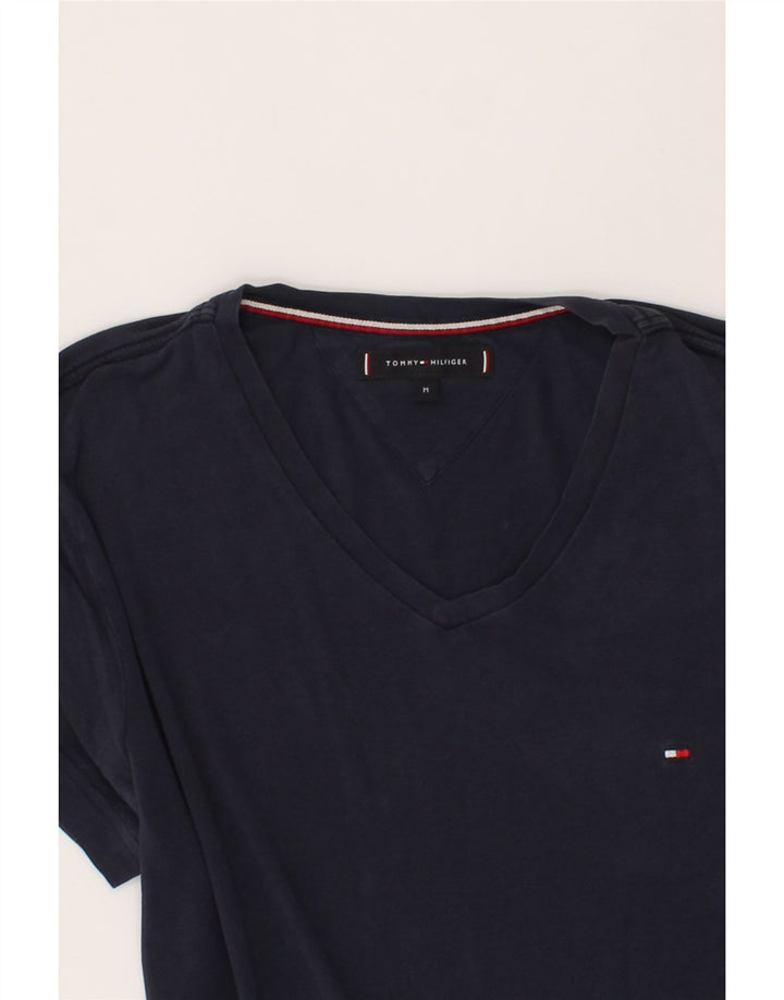 TOMMY HILFIGER Mens T-Shirt Top Medium Navy Blue Vintage Tommy Hilfiger and Second-Hand Tommy Hilfiger from Messina Hembry 
