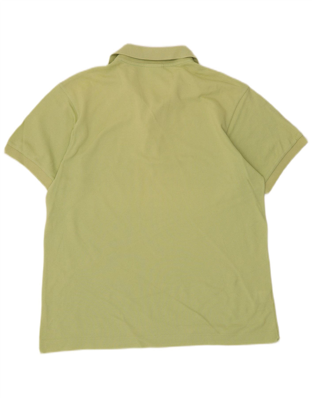 Tricou polo Lacoste pentru bărbați, mărimea 4, bumbac verde mediu