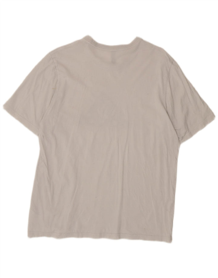 Tricou grafic pentru bărbați Adidas Top mare, gri bumbac