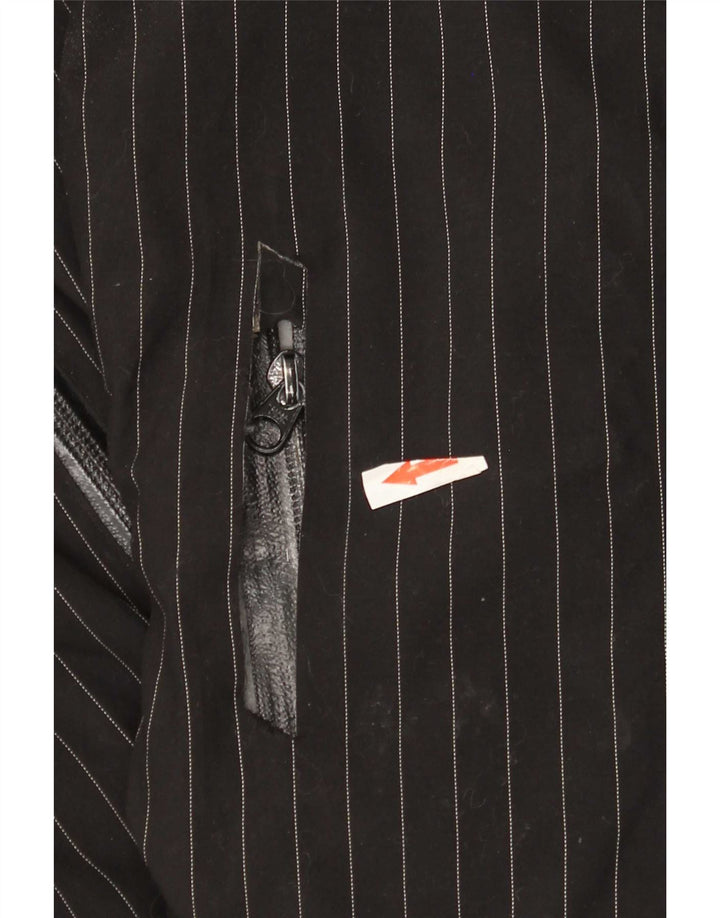 Jachetă de ploaie cu glugă cu glugă Helly Hansen pentru bărbați UK 38 Medium Black Striped