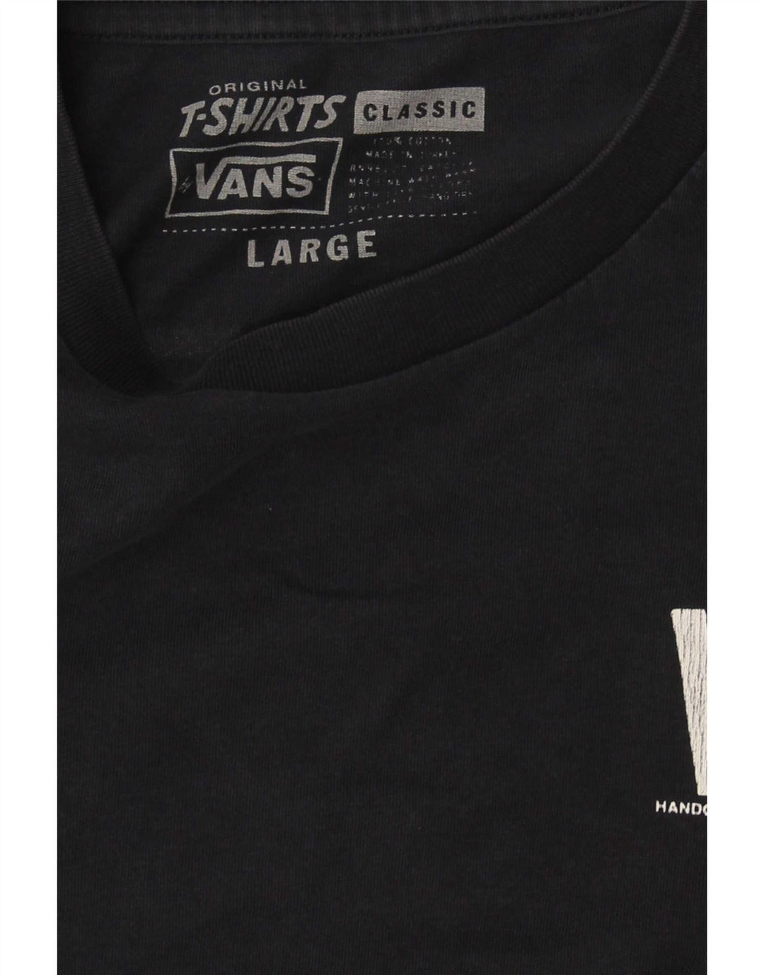 Tricou grafic Vans pentru bărbați Top mare din bumbac bleumarin