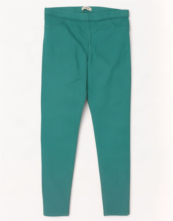 Blugi jegging pentru femei Marks & Spencer UK 16 mare L34 L27 bumbac verde