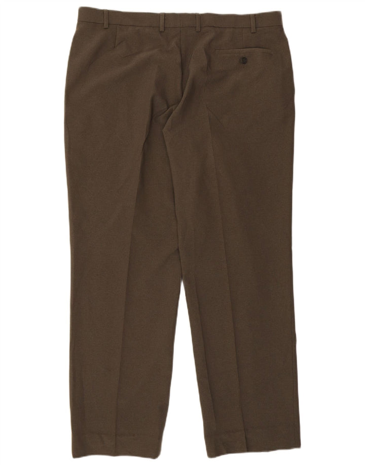 Marks & Spencer Pantaloni drepți pentru bărbați L40 L30 Kaki