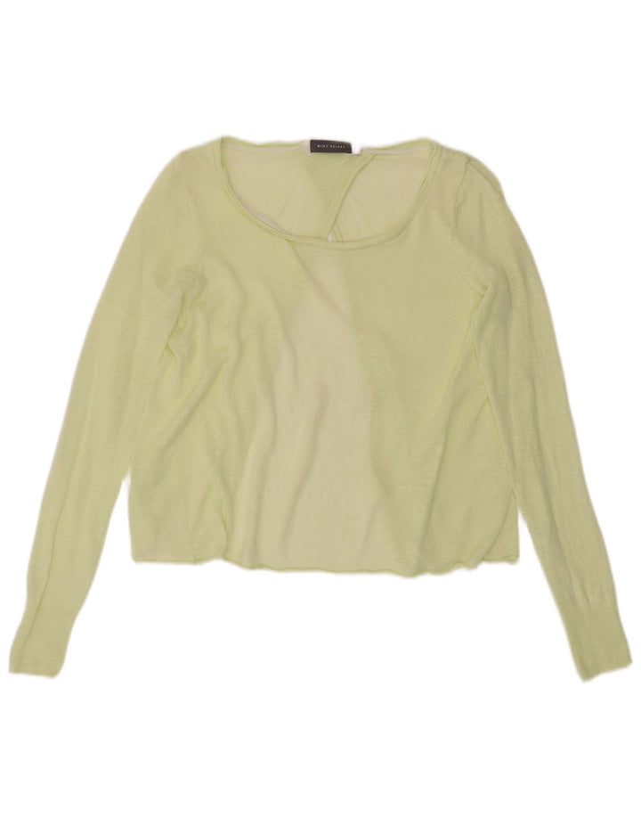 MINT VELVET Top pentru femei cu mânecă lungă UK 8 Small Green