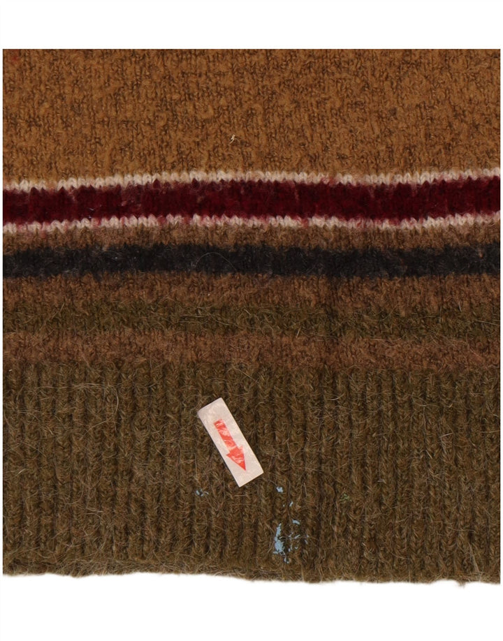 Pulover pentru damă Zara, cu gât turnut, cu dungi medii, multicolore, UK 12