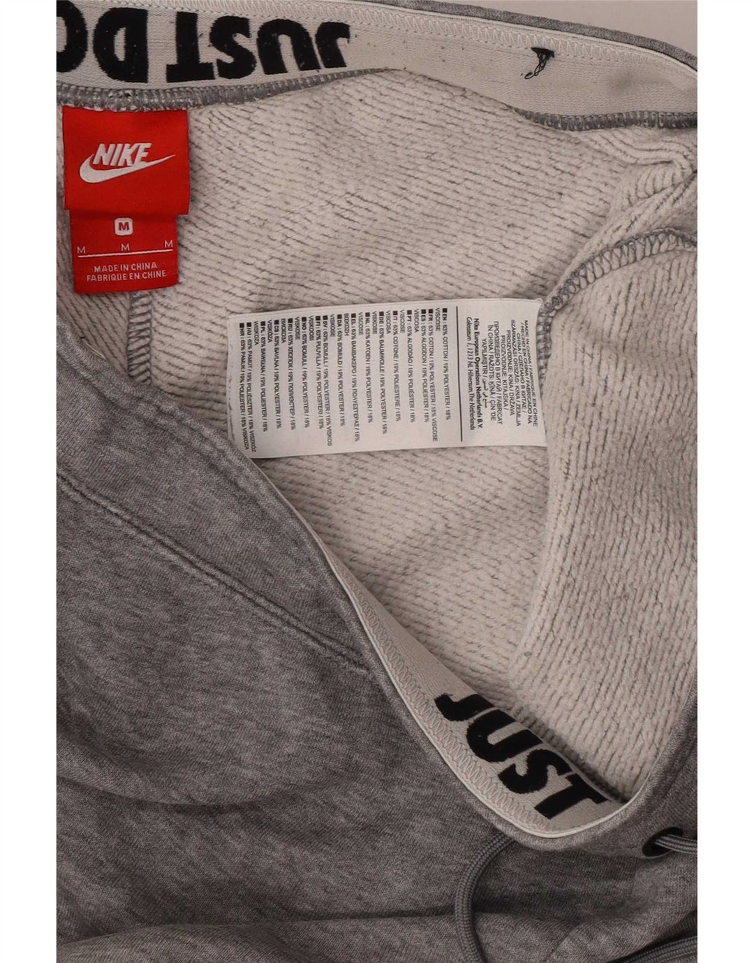 Pantaloni de trening Nike pentru bărbați Joggeri din bumbac gri mediu