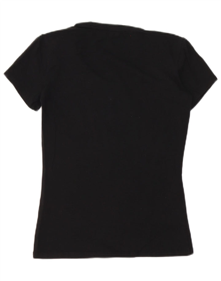 Tricou grafic Guess pentru femei Top UK 10 Small Black