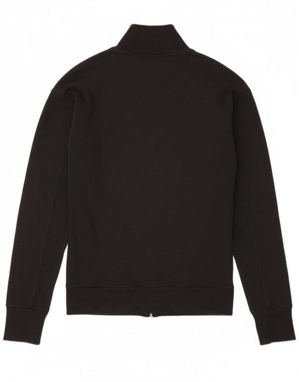 Jachetă de top pentru trening grafic Guess pentru femei UK 14, mare, negru, bumbac