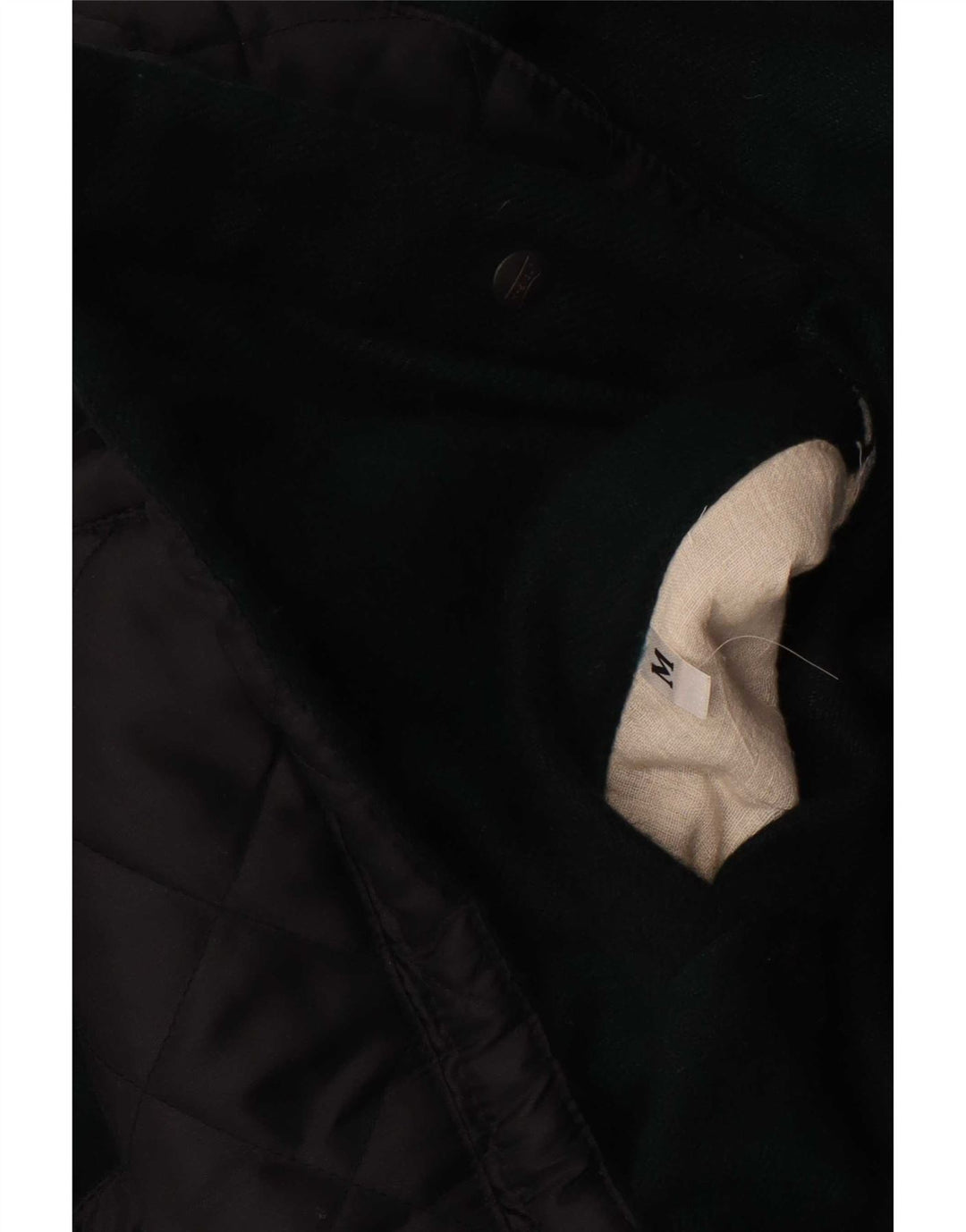 Gilet vintage pentru bărbați matlasat UK 38 Medium Black