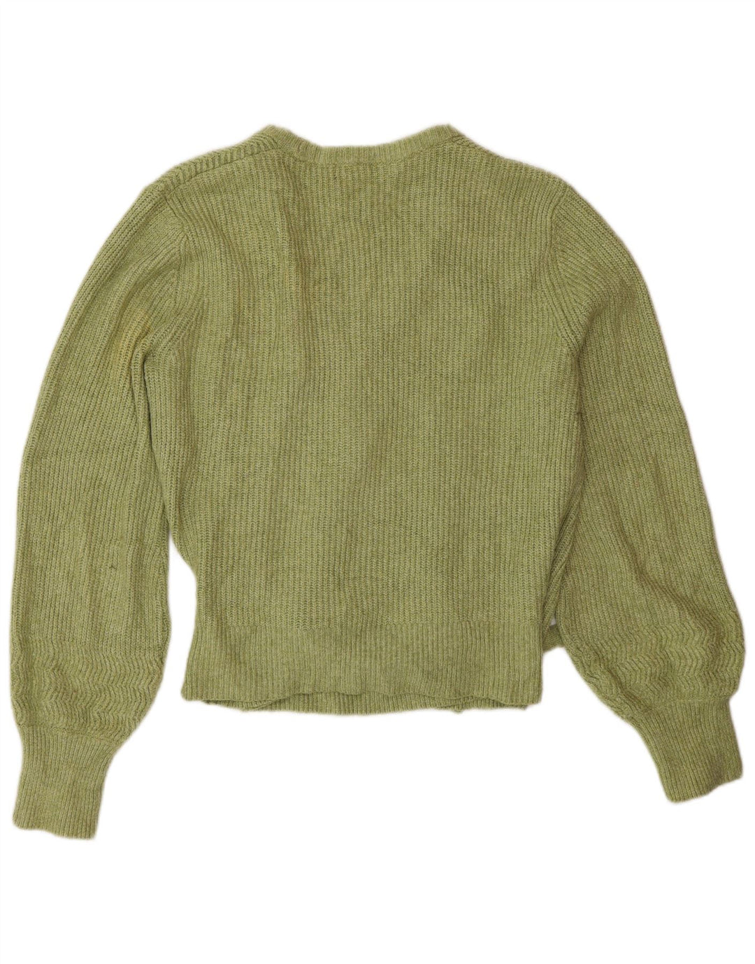 Pulover pentru femei Marks & Spencer Wrap Cardigan UK 14 Bumbac verde mediu