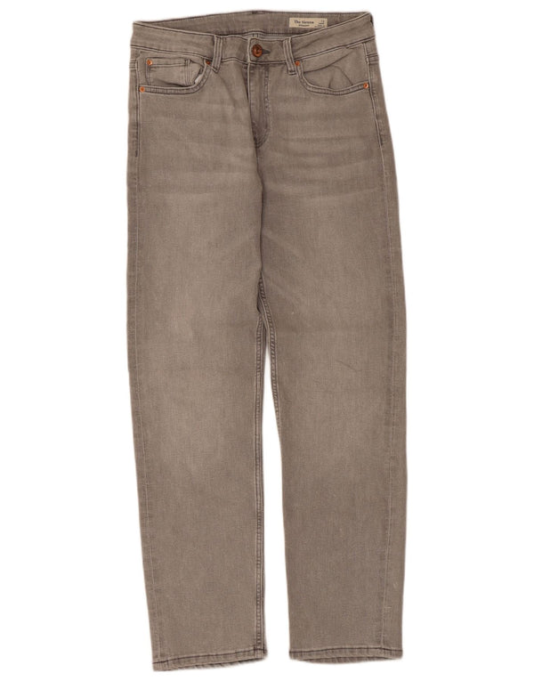 Blugi drepti pentru femei Marks & Spencer The Sienna UK 12 Medium W30 L27 Gri
