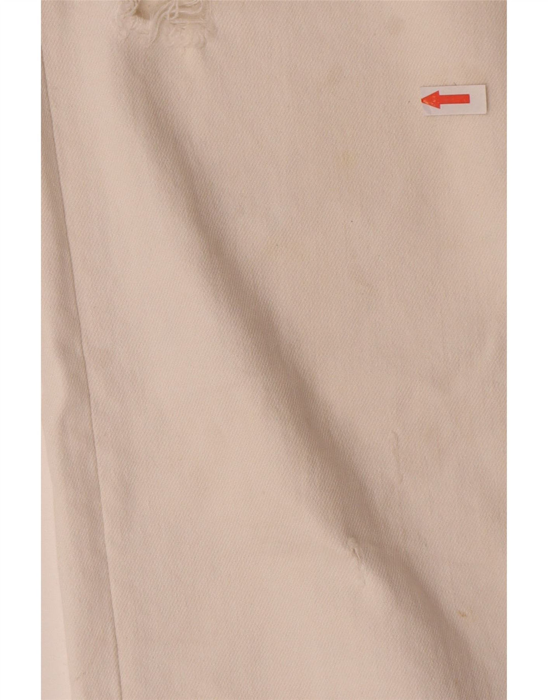 Blugi Distressed Straight pentru Damă Zara EU 44 XL W34 L28 Alb