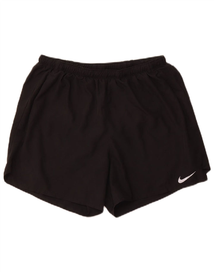 Pantaloni scurți sport Nike pentru bărbați, mari, negru, poliester