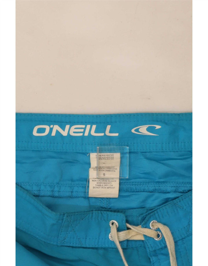 Pantaloni scurți de înot cu grafic O'Neill pentru femei US 5 Small Blue Poliester