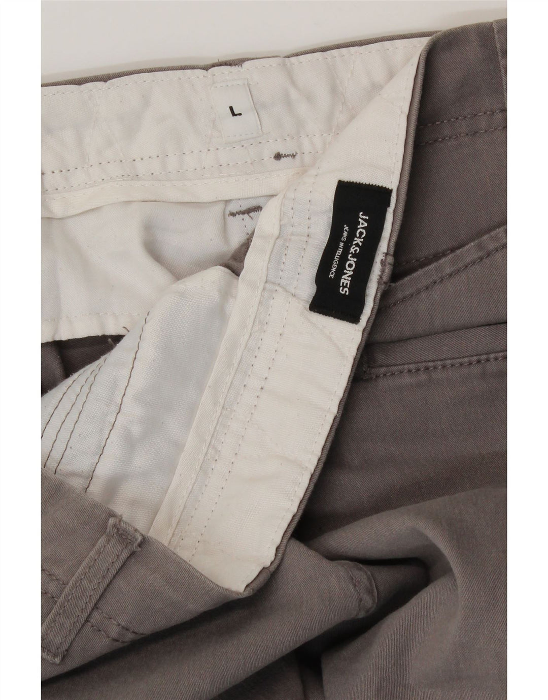 Pantaloni scurti cargo Jack & Jones pentru bărbați, mari W36, bumbac gri