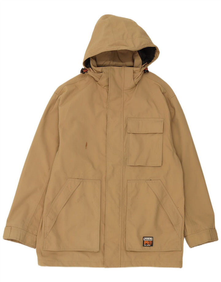 Jachetă cu glugă pentru bărbați Timberland UK 38, nailon, bej mediu