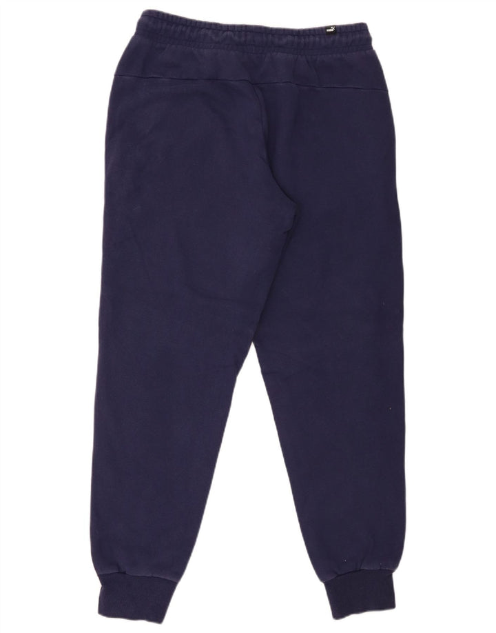 Pantaloni de trening Puma Grafic pentru bărbați Pantaloni de jogging Medium Bleumarin