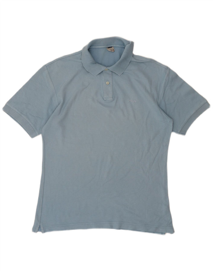 Tricou Polo Fila Bărbați IT 50 Bumbac Albastru Mediu
