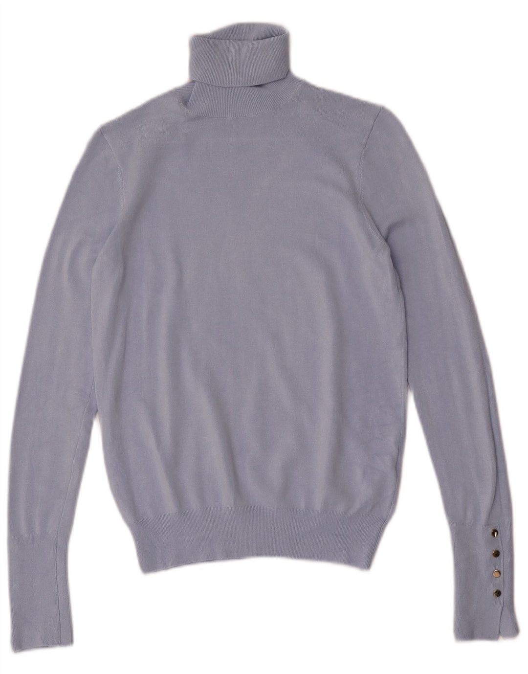 Pulover pentru femei cu gât rulat Zara UK 10 mic albastru viscoză
