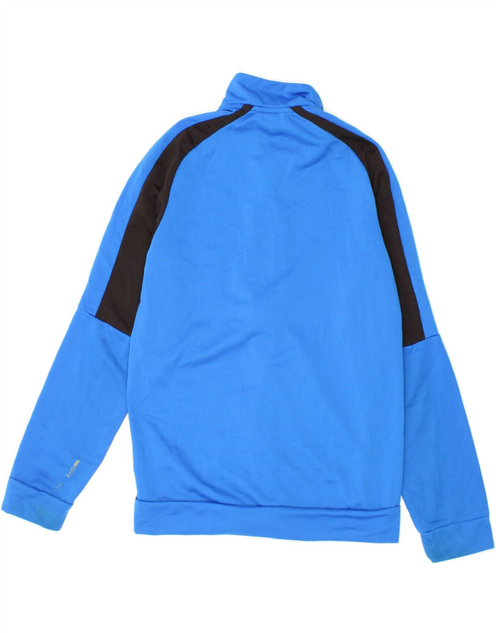 PUMA Boys Graphic Tracksuit Top Jacket 13-14 Years Blue Colourblock Vintage Puma and Second-Hand Puma from Messina Hembry 